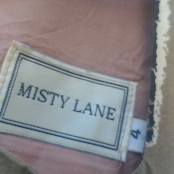 80's Square Neck Short Sleeve Geometric Print - Picture 5 of 6